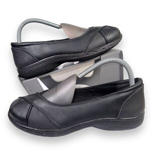Easy Street Slip-on Comfort Loafers Black Women's 8M